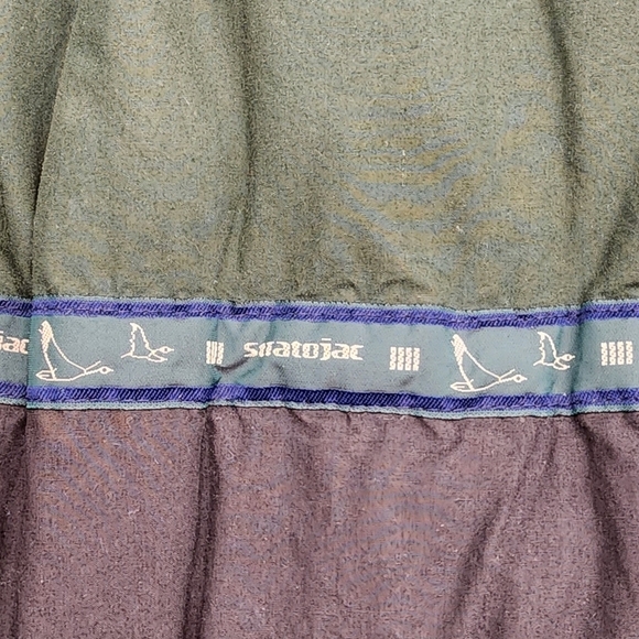 Vintage Strato Jac Puffer Down Feather Winter Warm Coat Snow Chore Travel Size L - Picture 8 of 11